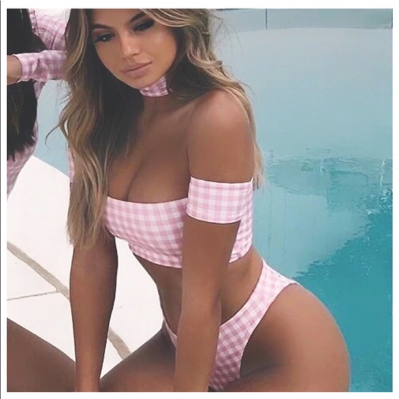 ❥off shoulder crop top cheekyy set - Picture 5 of 8